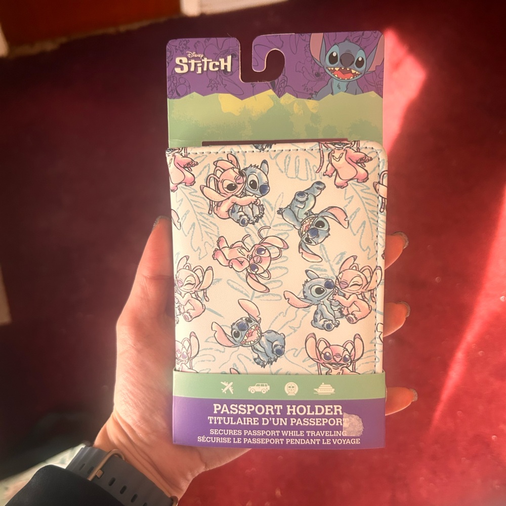 NWT Stitch and Angel Passport Holder